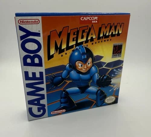 Mega Man: Dr. Wily's Revenge (Nintendo GameBoy) Complete in Box Authentic Tested