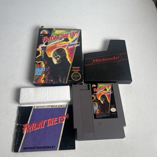 Friday the 13th (Nintendo Entertainment System, 1989) CIB- Fast Shipping