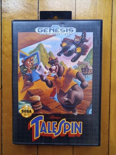 Tale Spin - Sega Genesis Game - Tested/Working/Cleaned