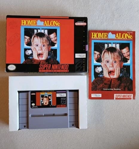 HOME ALONE SNES SUPER NINTENDO COMPLETE IN BOX