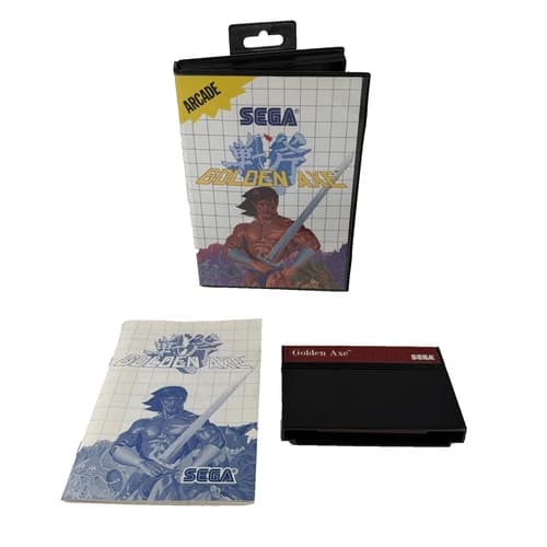 Golden Axe Sega Master System Complete in Box w/manual CIB