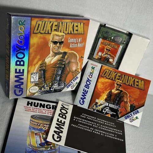 Duke Nukem⭐️100% Complete CIB⭐️GameBoy Color Authentic Original RARE
