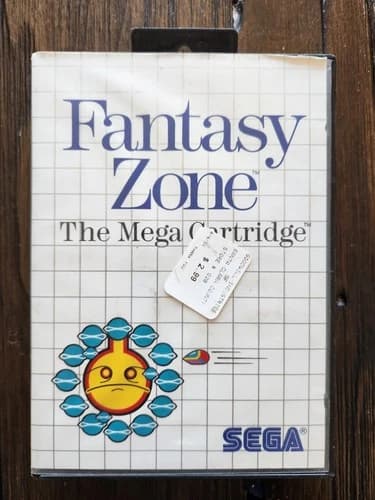 Fantasy Zone (Sega Master System, 1986) Complete CIB - Tested Working