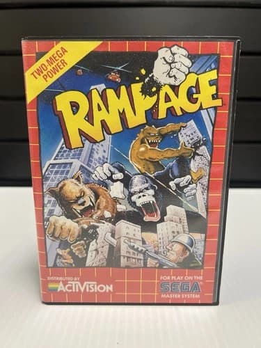 Rampage (Sega Master System) Game CIB Complete with Box and Manual preowned