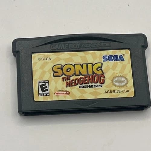Sonic The Hedgehog Genesis (Nintendo Gameboy Advance GBA) Video Game Cart Only