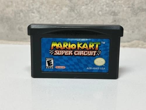 Mario Kart Super Circuit Nintendo Game Boy Advance GBA Authentic Cart Racing