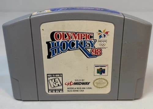 Olympic Hockey 98 (Nintendo 64, N64) – Authentic Cartridge