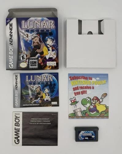 CIB Lunar Legend Nintendo Game Boy Advance GBA RPG Fast Free Shipping Ubi Soft