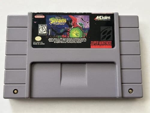 Super Nintendo SNES Game - Spawn The Video Game Authentic FREE SHIPPING