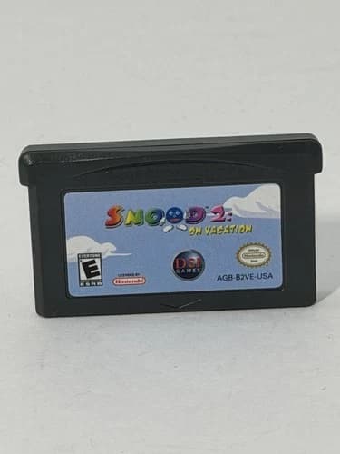 Snood 2: On Vacation (Nintendo Game Boy Advance, 2005) Cartridge Only TESTED