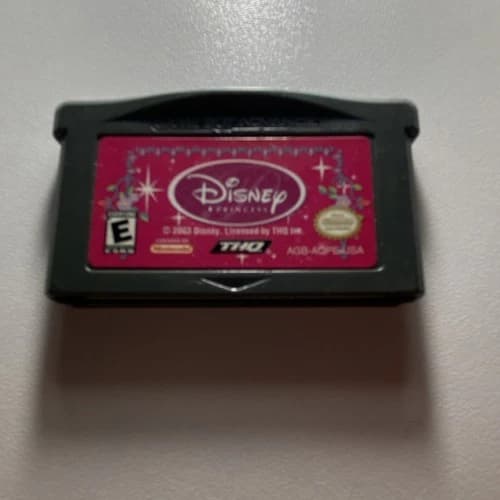 THQ Disney Princess Nintendo Game Boy Advance E-Everyone 2003 Video Game