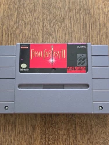 Final fantasy 2 snes tested and working