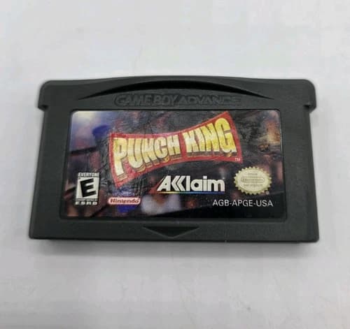 Punch King Nintendo Game Boy Advance Acclaim Cartridge Only TESTED