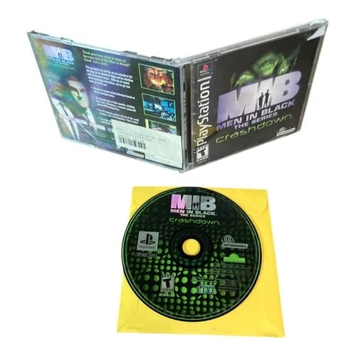 Sony PlayStation 1 PS1 CIB COMPLETE Men in Black-The Series: Crashdown CF S