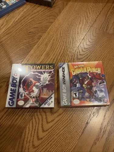 Wade Hixton's Counter Punch Nintendo Gameboy Advance GBA Towers GBC