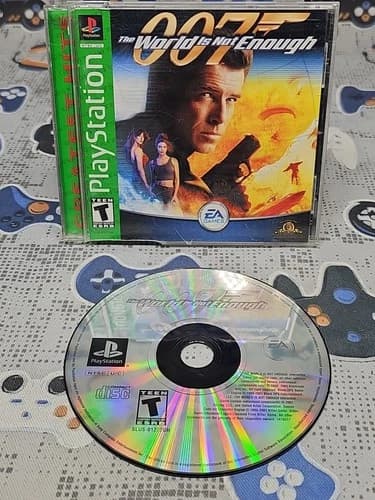007: The World Is Not Enough Sony PlayStation 1 PS1 CIB CLEANED & TESTED