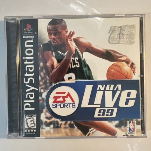 NBA LIVE 99 (Sony PlayStation 1, PS1, 1998) COMPLETE CIB - TESTED