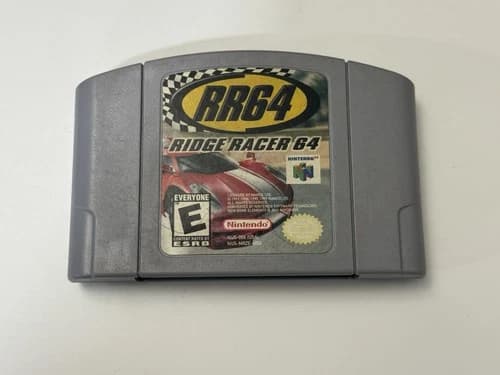 Ridge Racer 64 RR64 Nintendo 64 N64 Authentic Cartridge Tested