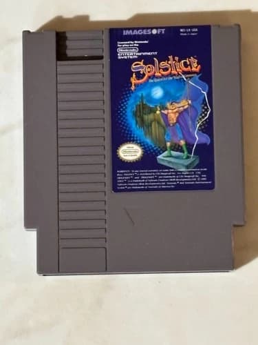 Nintendo NES Solstice The Quest for the Staff of Demnos (Tested & Working)