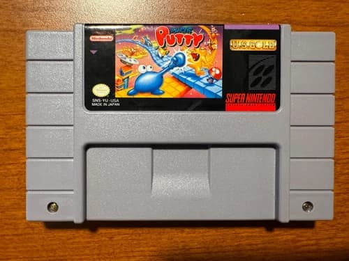 Super Putty Super Nintendo Cart Only Original SNES Authentic, Cleaned & Tested