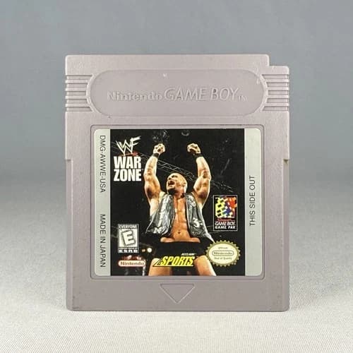 WWF War Zone Nintendo Game Boy 1998 WWE Wrestling TESTED WORKING