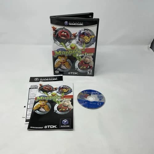 Jim Henson's Muppets: Party Cruise (Nintendo GameCube, 2003) Tested & Working