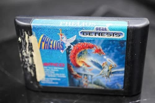 Phelios (Sega Genesis, 1990) Cartridge Only Authentic Tested Works