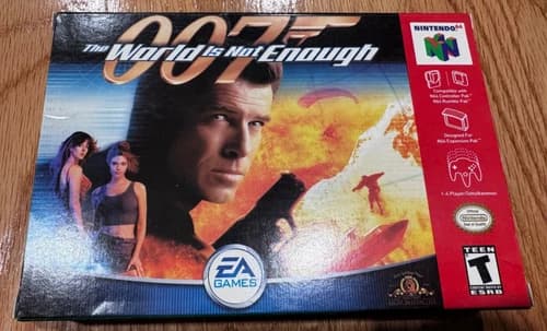 007 World Is Not Enough N64 Nintendo 64 Game Complete in Box with Manual CIB