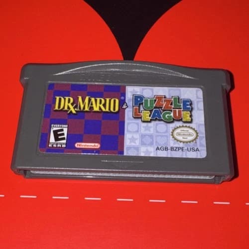 Dr Mario x Puzzle League - GBA - Authentic - Tested