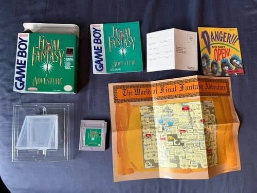 Final Fantasy Adventure (Nintendo Game Boy, 1991) Complete In Box CIB, Working