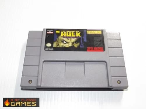 The Incredible Hulk GAME ONLY - SUPER NINTENDO SNES - 228a
