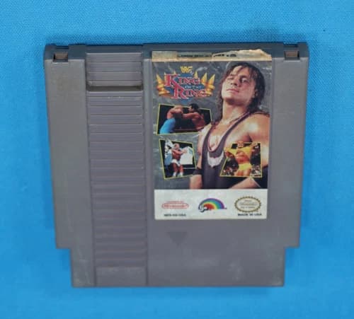 NINTENDO ENTERTAINMENT SYSTEM NES WWE WWF KING OF THE RING PLAY TESTED