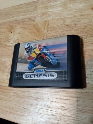 Super Hang-On Sega Genesis, 1989 Loose Cartridge Cleaned Tested