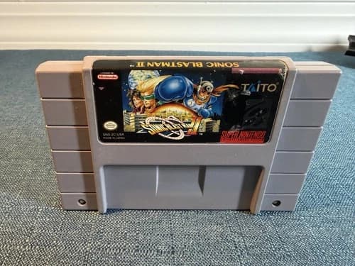 Sonic Blast Man II 2 Blastman ~ Super Nintendo SNES ~ Original Authentic Tested!