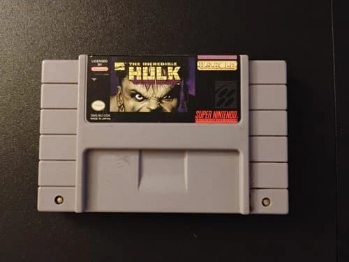 The Incredible Hulk (Super Nintendo Entertainment System, 1994) NO MINIMUM