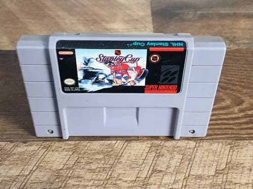 NHL Stanley Cup (Super Nintendo Entertainment System, 1993) Game Only - Tested