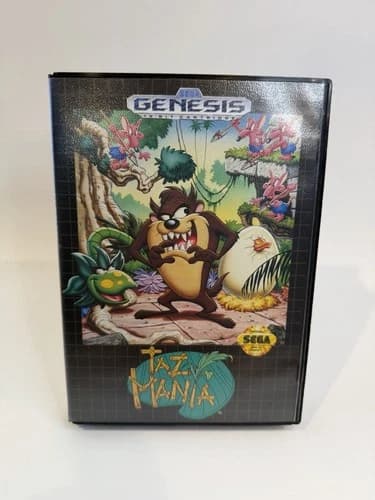 Taz-Mania (Sega Genesis, 1992) complete CIB