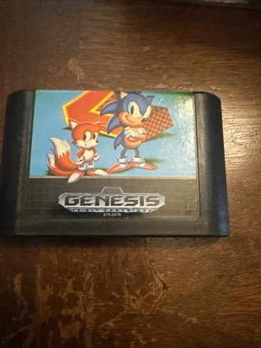 Sonic the Hedgehog 2 Sega Genesis Video Game Cartridge Only