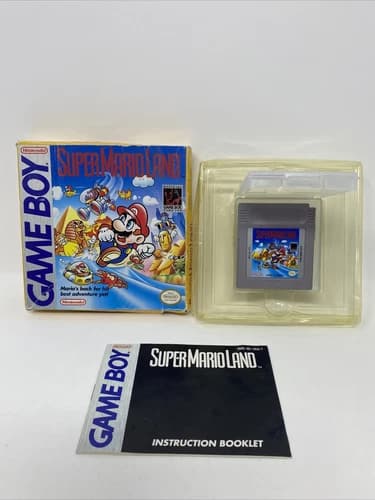 Super Mario Land 1 Nintendo Game Boy Complete In Box CIB Bros. GB Gameboy