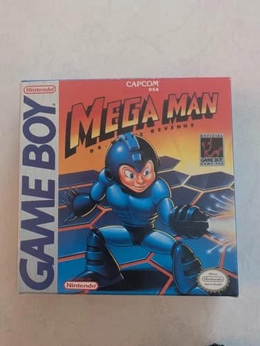 Mega Man: Dr. Wily's Revenge (Nintendo Game Boy, 1991) Complete In Box Clean