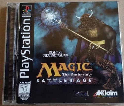 Playstation 1 Magic the Gathering Battlemage Complete and Tested