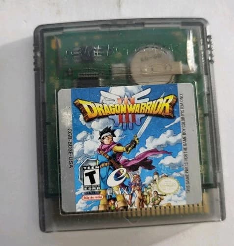 Dragon Warrior III Nintendo Game Boy Color GBC 2001 Authentic