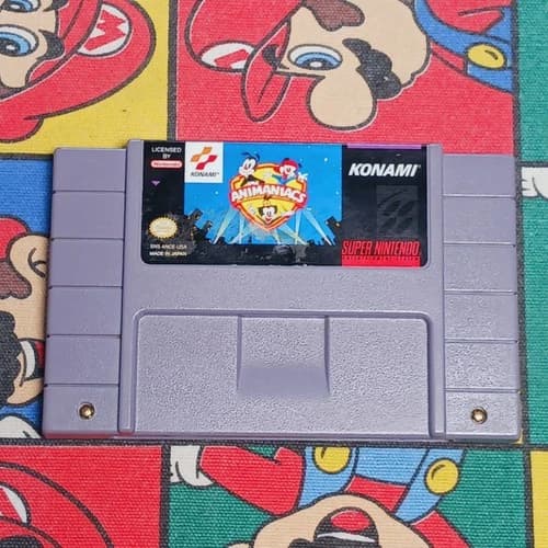Animaniacs (Super Nintendo) SNES Authentic/Cleaned/Tested Action Game