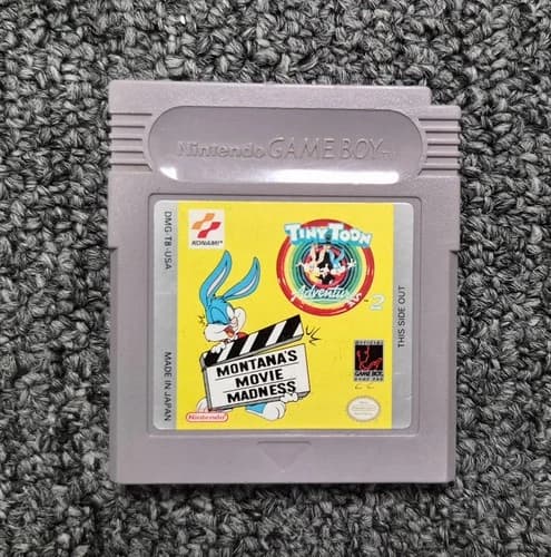 Tiny Toon Adventures 2: Montana's Movie Madness (Nintendo Game Boy, 1993) GB