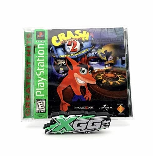 Crash Bandicoot 2 Cortex Strikes Back (Sony Playstation 1, 1997) PS1