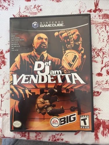 Nintendo GameCube Def Jam Vendetta Video Game Complete in Box W/Manual, Tested