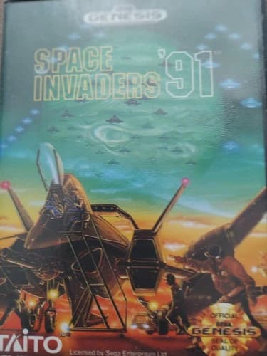 Space Invaders 91 Sega Genesis US Complete