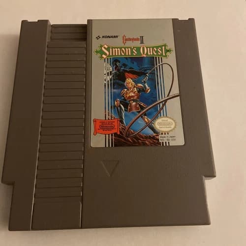 Castlevania 2 II Simons Quest (Nintendo NES, 1987) Cart Only/ Tested