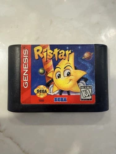 Ristar SEGA Sega Genesis Game Cartridge NTSC-U/C KA Kids to Adults Rated Classic