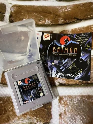 1993 Batman The Animated Series Nintendo Gameboy Game And ManualAuthentic Tested